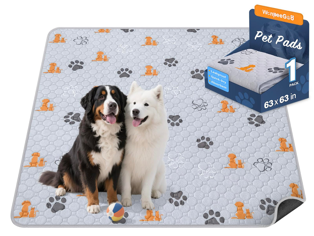 WanpeeGoo almohadilla perro absorbente 63x63 para entrenamiento y protección de pisos