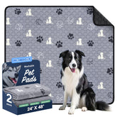 WanpeeGoo almohadillas lavables para perros, tamaño 24x48, ideal para entrenamiento.