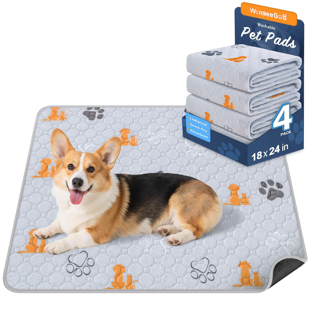 WanpeeGoo tapete lavable para perros, 18x24, ideal para entrenamiento diario