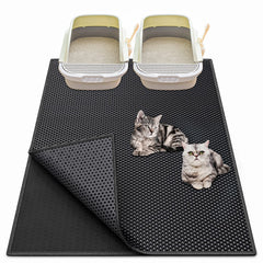 Alfombrilla Waretary para caja de arena XL 36x30, captura arena