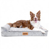 WARKEY cama-perro-grande con soporte de cabeza y cuello para mayor confort.