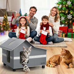 WARKEY casa para gatos plegable y portátil para camping o balcón.