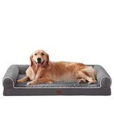 Warmrest cama-perro-grande con espuma ortopédica para soporte de articulaciones.