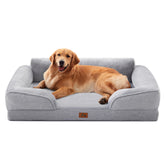Cama ortopédica Warmrest para perros grandes, superficie impermeable para facilitar la limpieza.