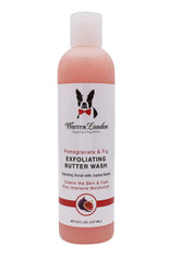 Warren London champú exfoliante de mantequilla con granada y higo, limpia y exfolia suavemente.