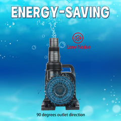 WaterRebirth PS-12000GPH, funcionamiento ultra silencioso para estanques tranquilos
