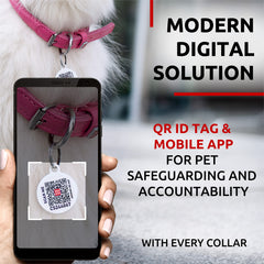 WAUDOG collar de cuero enrollado con hebilla metálica duradera para uso diario.