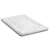 WAYIMPRESS cama para perro lavable en jaula, vista frontal, descanso cómodo.