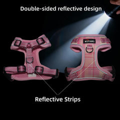 WDPAWS tiras reflectantes en rosa para mayor visibilidad nocturna