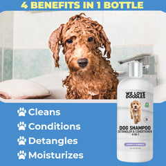 We Love Doodles acondicionador para perros, aporta suavidad y manejo del pelaje.