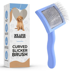We Love Doodles: cepillo largo para perros elimina nudos con suavidad.