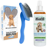 We Love Doodles cepillo slicker grande para pelo suave y sin enredos