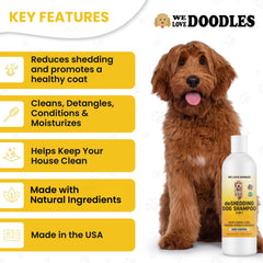 We Love Doodles champú para pelo largo: deja el pelaje suave, brillante y fácil de peinar.
