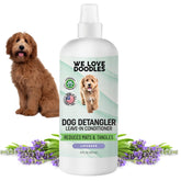 We Love Doodles Desenredante Lavanda: botella grande 16 oz para desenredar y cepillar