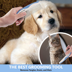 We Love Doodles: dientes largos para dematting, ideal para pelaje denso.