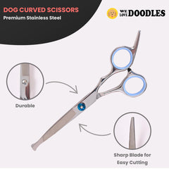 We Love Doodles peine para desenredar y peinar durante el cuidado del pelaje.
