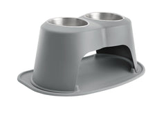 WeatherTech platos elevados para perros y gatos, altura de 10 pulgadas para comer sin esfuerzo.