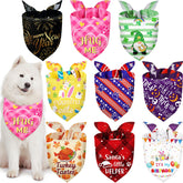 Bandana Weewooday para perro con tema navidad, ideal para fiestas y fotos festivas.