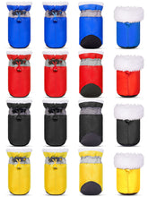Weewooday botas para perro en lluvia brindan protección impermeable a las patas