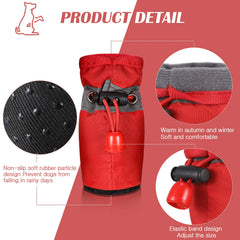 Weewooday botas para perros con ajuste de cordón evitan caídas