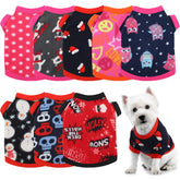 Weewooday sueter perro pequeño navidad: estilo festivo y suave para paseos de invierno.