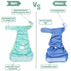 Pañales Wegreeco con núcleo absorbente para controlar fugas en casa.