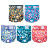 Pañales Wegreeco para perras femeninas con diseño floral y talla XL para ajuste cómodo.