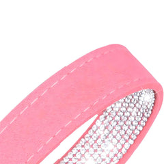 Collares WeimoMonkey Bling en púrpura para perro grande, estilo chic
