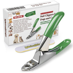 WeinaBingo cuchilla de acero inoxidable para uñas, corte preciso para perros y gatos