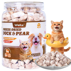 Wellix pato-pera: trozos congelados para premiar gatos y perros