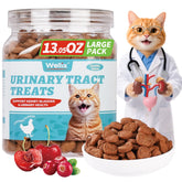 Wellix snacks para gatos sabor pollo crujiente, ideal como recompensa de entrenamiento.