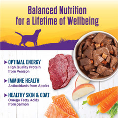 Wellness omega-salmon aceite aporta omega-3 para piel y pelaje saludables.