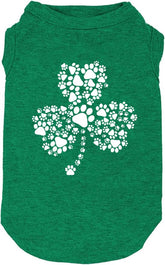 Camiseta Weokwock Lucky Boy con trébol frontal, ideal para salidas diarias.