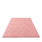 WePet alfombra para arena de gato rosa XXL 47x36, atrapa arena