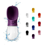 WePet botella agua portátil para perro 12oz, ideal para paseos y rutas.