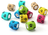 WePet Pet Wrap: paquete de 12 rollos visibles, práctico para emergencias