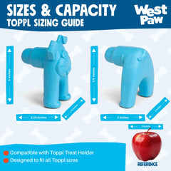 WEST PAW Stopper con mantequilla de maní, rellenos ideales