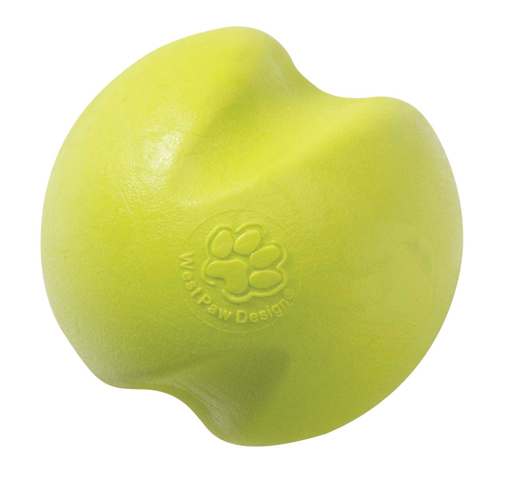 WEST PAW Zogoflex Jive Ball, bola rebotadora verde Granny Smith para perros, duradera y lavable