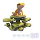 Westant hongo decoracion terrario: decoración realista para un ambiente natural.