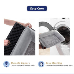 Bolster acolchado de la cama Western Home para sensación de contención.