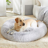 Western Home WH cama perro calma redonda, soporte suave para dormir cómodo