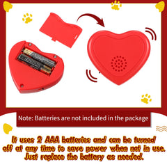 Juguete Wettarn latido con forma de corazón para gato, crea un ambiente cómodo.