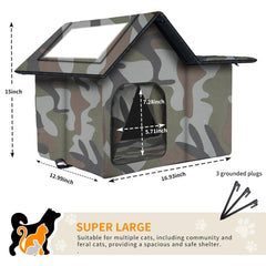 WHDPETS esterilla suave interior para confort invernal
