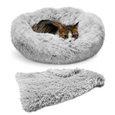 Whiskers & Friends cama-gato-redonda, descanso suave para tu felino.