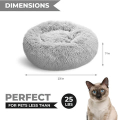 Whiskers & Friends cama-gato-rosquilla facilita acurrucarse con comodidad.