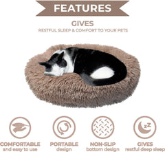Whiskers & Friends, cama ortopédica borde elevado: soporte suave para cabeza y cuello.
