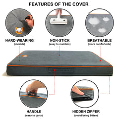 Protector impermeable interno de Whoopub protege la espuma.