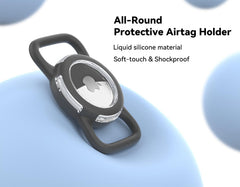 WhoseID estuche absorbe golpes, silicona resistente para AirTag.