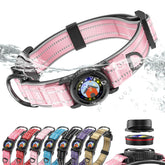 WhoseID Collar con funda AirTag IPX8 para exterior seguro.