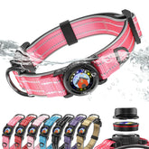 WhoseID collar con soporte AirTag IPX8 para seguridad durante paseos